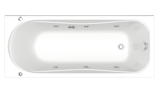 Акриловая ванна Bas Стайл 160x70 см без гидромассажа